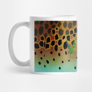 May Fly & Rainbow Trout Camo Mug